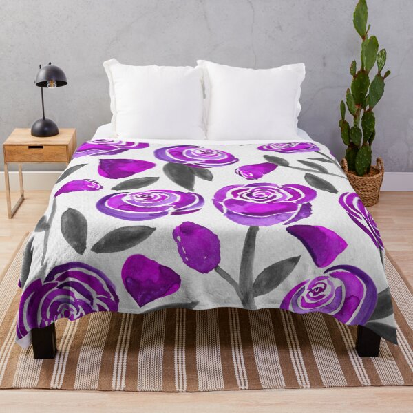 Item preview, Watercolor Roses - Purple designed and sold by Andrea Turner.