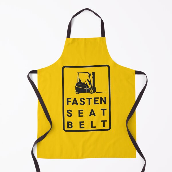 Item preview, Fasten seat belt. Forklift safety. designed and sold by safetyguide.