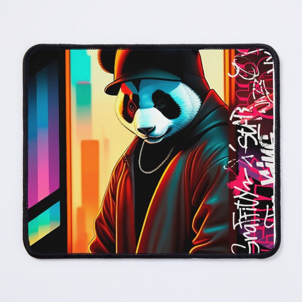 Item preview, panda hiphop style designed and sold by Save Amazon Art.