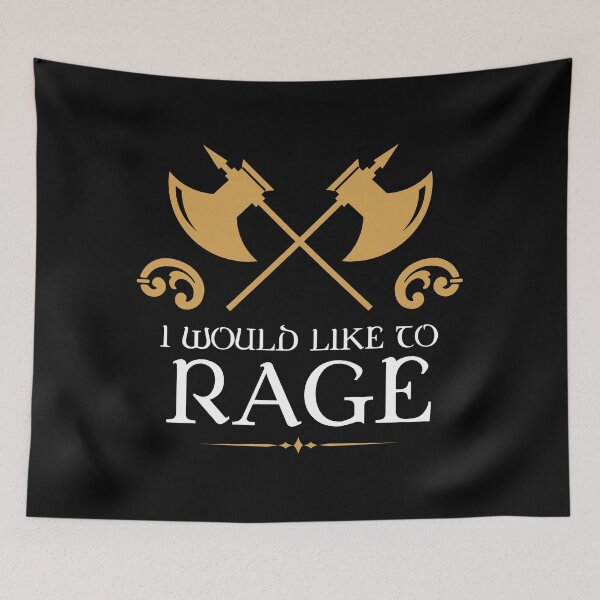 Item preview, Rage Barbarian Barbarians Warrior Fighter Tabletop RPG Addict designed and sold by pixeptional.