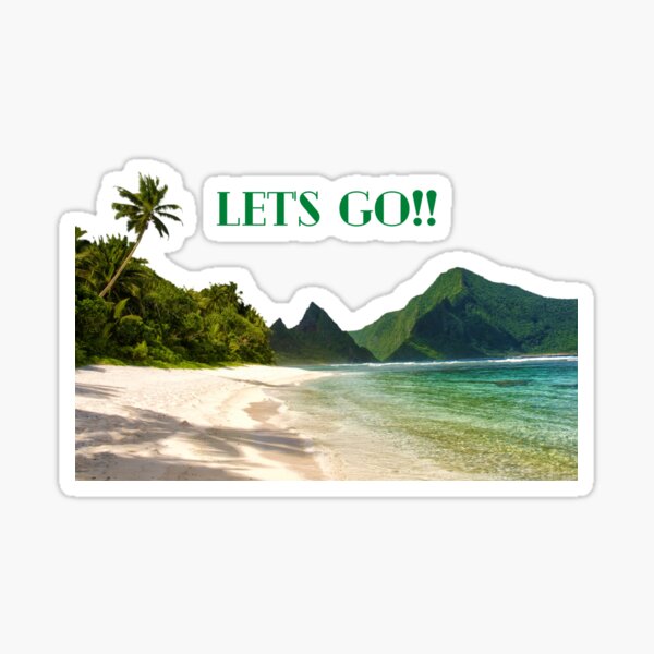 Item preview, LET'S GO TO THE ISLAND!! designed and sold by Phazher.