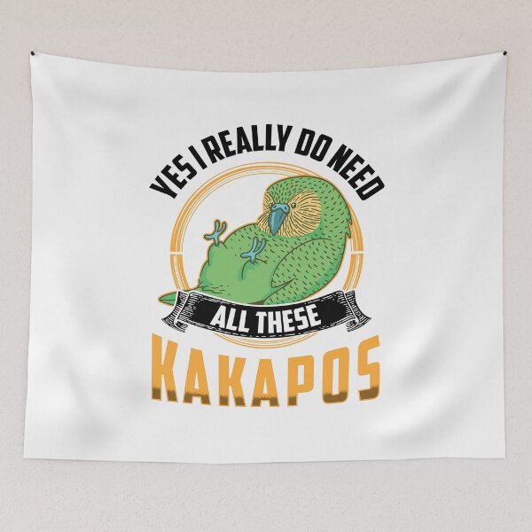 Item preview, Kakapo need all these New Zealand parrot designed and sold by madgrfx.