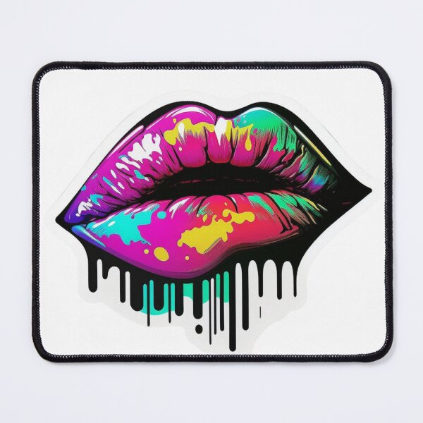 Item preview, Labios atrevidos Synthwave designed and sold by pedrogag.