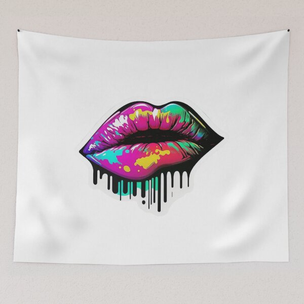 Item preview, Sassy Synthwave Lips designed and sold by pedrogag.
