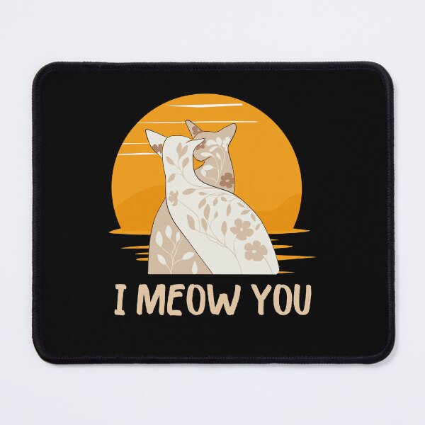 Item preview, I meow you cat lover valentine retrosunset designed and sold by Quartztree Shirts.