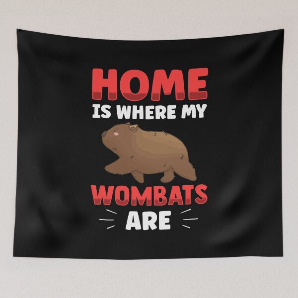 Item preview, Wombat is my home marsupial wombat designed and sold by madgrfx.