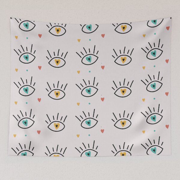 Item preview, hand drawn eyes, turkish eye, lucky eye designed and sold by Denisse diseno.
