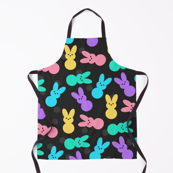 Item preview, Easter Bunny Peeps Print on Slate Gray designed and sold by PinHookPrincess.
