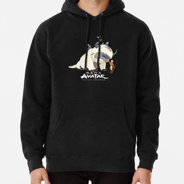 Avatar: The Last Airbender Appa Group Shot Logo Pullover Hoodie