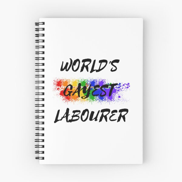 Item preview, World's Gayest Labourer designed and sold by LuckyKermit.