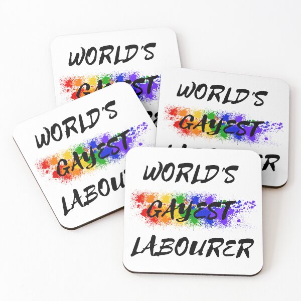 Item preview, World's Gayest Labourer designed and sold by LuckyKermit.