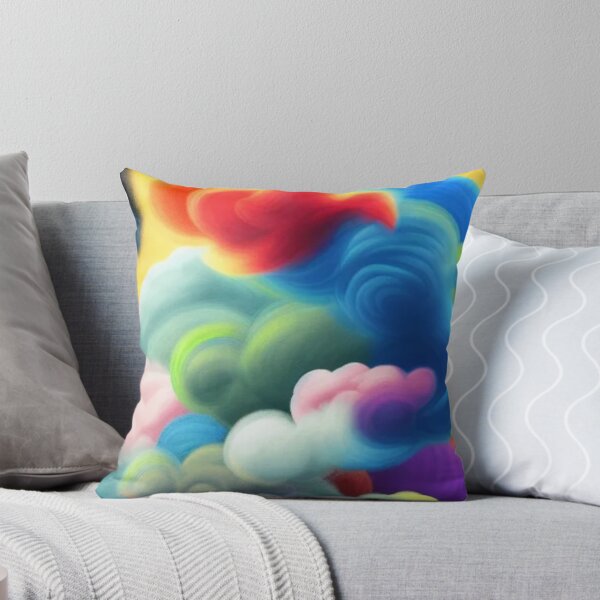 Item preview, Ondulante nube de humo en colores del arco iris designed and sold by FlowingMovement.