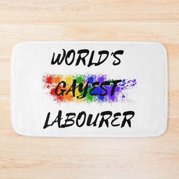 Item preview, World's Gayest Labourer designed and sold by LuckyKermit.