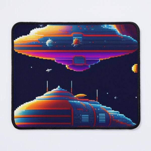 Item preview, Pixel NFT art spaceship Blockchain designed and sold by CyberArtsy.