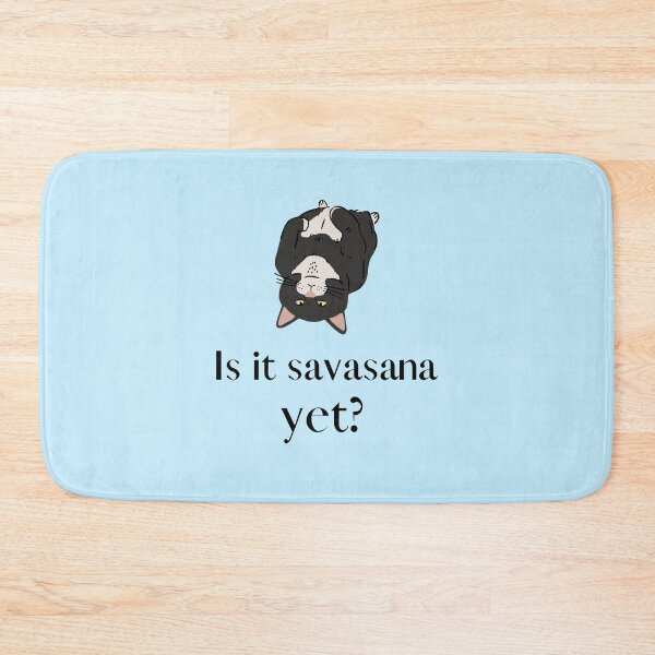 Item preview, Is it savasana yet? Cat yoga designed and sold by YummyPatterns.
