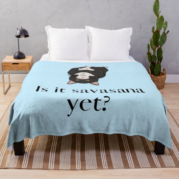 Item preview, Is it savasana yet? Cat yoga designed and sold by YummyPatterns.