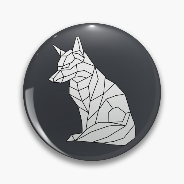 Item preview, Polygon Fox Outline in White designed and sold by shaldesign.