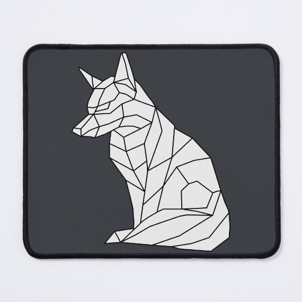 Item preview, Polygon Fox Outline in White designed and sold by shaldesign.