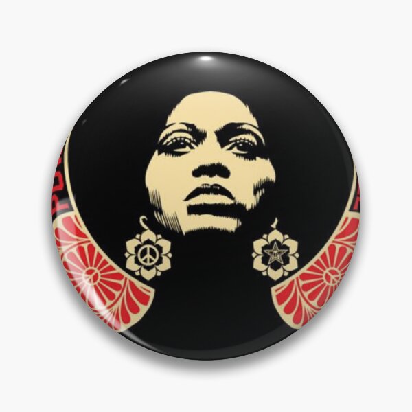 Item preview, Angela Davis, Power to the People Poster 1971 designed and sold by UrbanApparel.