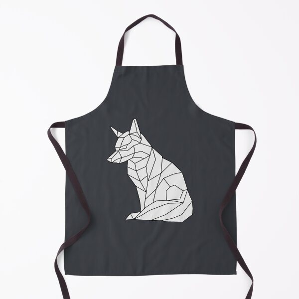 Item preview, Polygon Fox Outline in White designed and sold by shaldesign.