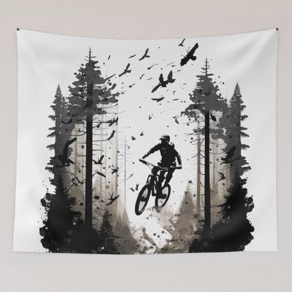 Item preview, Mountain Biking Through The Woods designed and sold by StevenWhip.