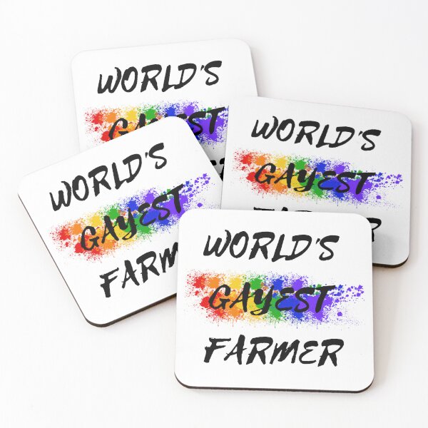 Item preview, World's Gayest Farmer designed and sold by LuckyKermit.