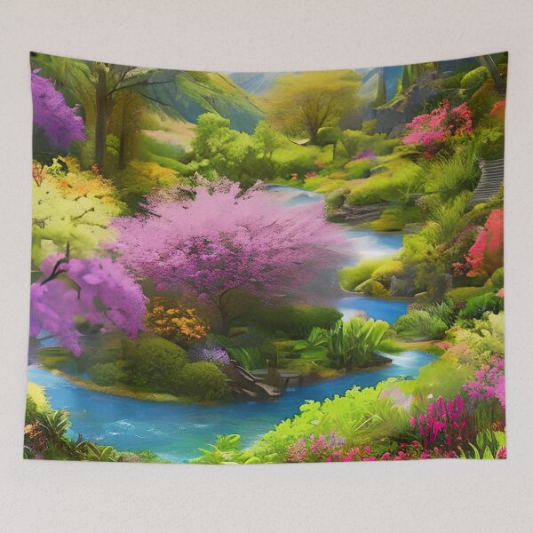Item preview, Kitsch Landscape 2 designed and sold by JoanNinjaHen.