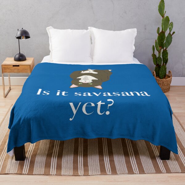 Item preview, Is it savasana yet? Cat yoga designed and sold by YummyPatterns.