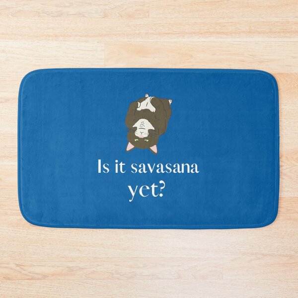 Item preview, Is it savasana yet? Cat yoga designed and sold by YummyPatterns.