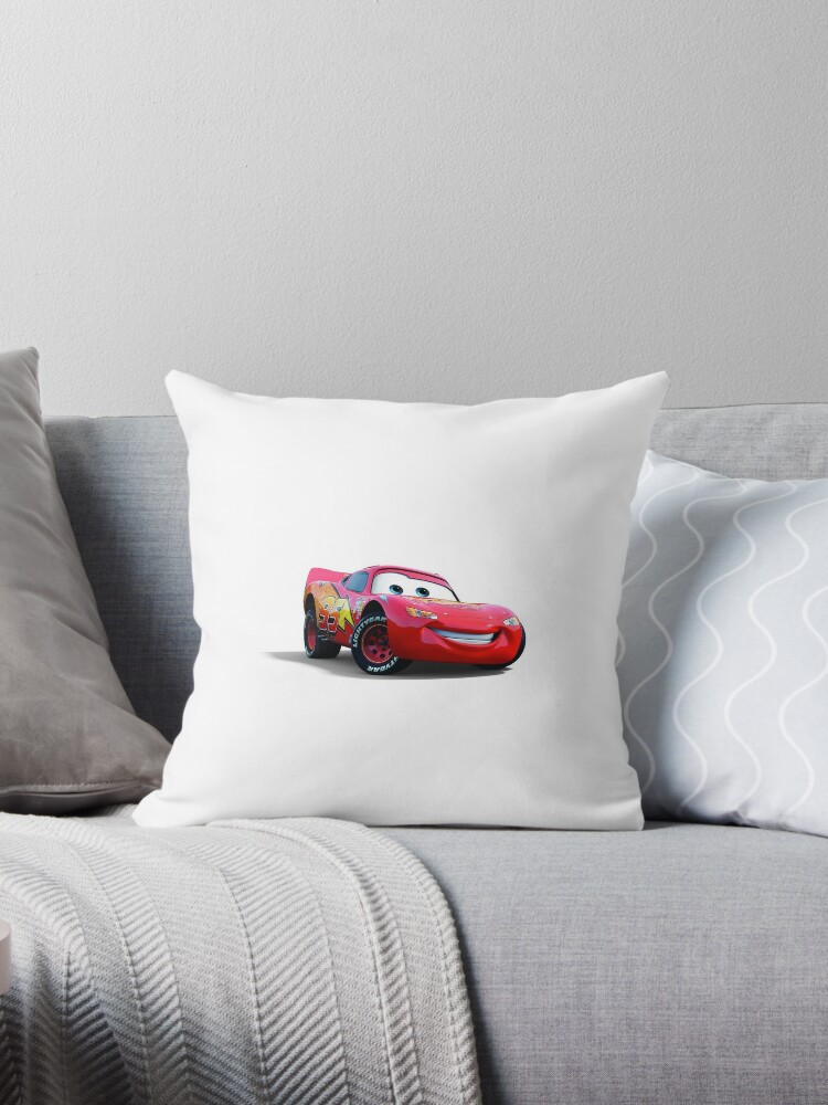 lightning mcqueen throw pillow