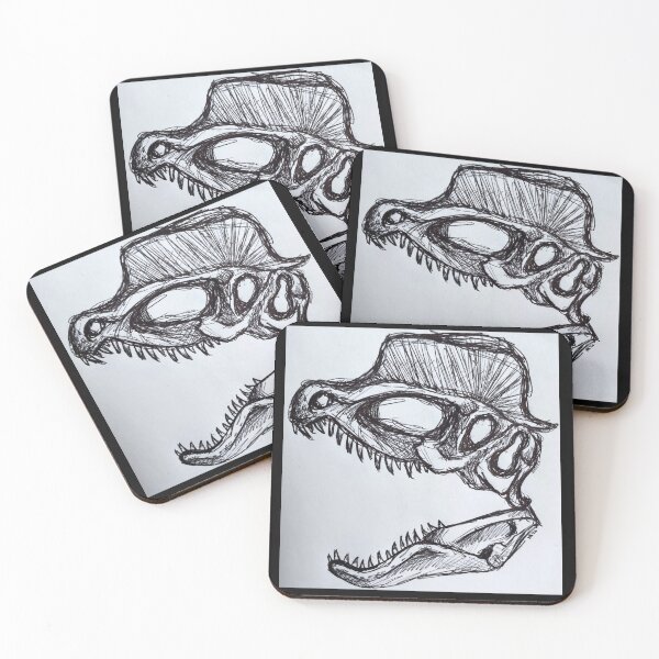 Item preview, Dilophosaurus Skull designed and sold by kelcykent.