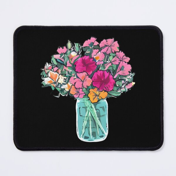 Item preview, Flowers in Mason Jar artwork designed and sold by gramizzia.
