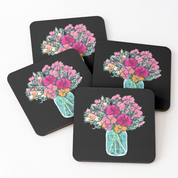Item preview, Flowers in Mason Jar artwork designed and sold by gramizzia.