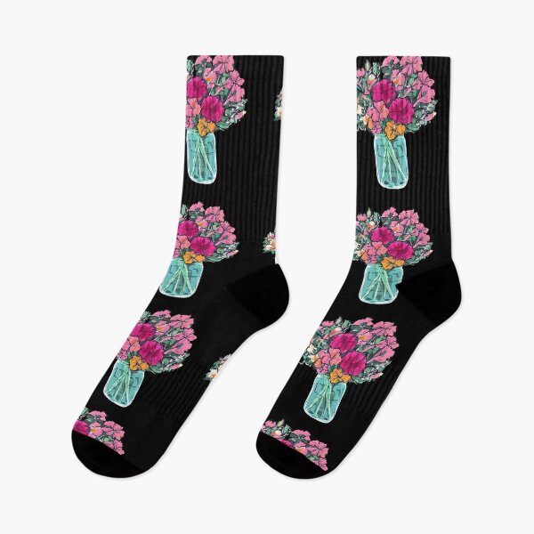 Item preview, Flowers in Mason Jar artwork designed and sold by gramizzia.