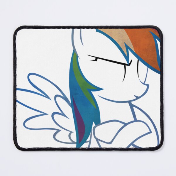 Item preview, RainbowDash Not amused Outline  designed and sold by fernetshinojj.