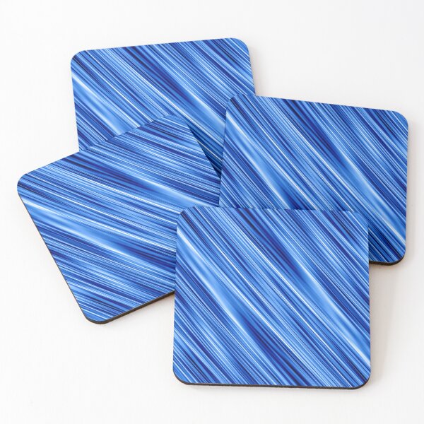 Item preview, Electric Blue Lines Abstract Pattern designed and sold by Bruiserstang.