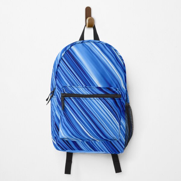 Item preview, Electric Blue Lines Abstract Pattern designed and sold by Bruiserstang.