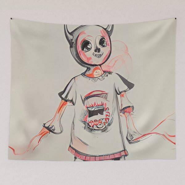 Item preview, smiling demon designed and sold by voxy89.