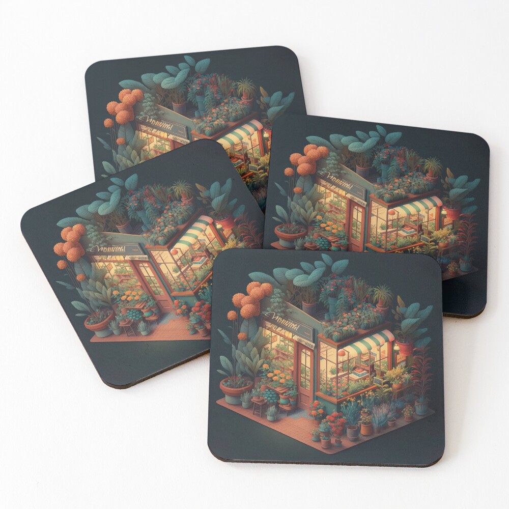 Item preview, Coasters (Set of 4) designed and sold by ReverieBoutique.