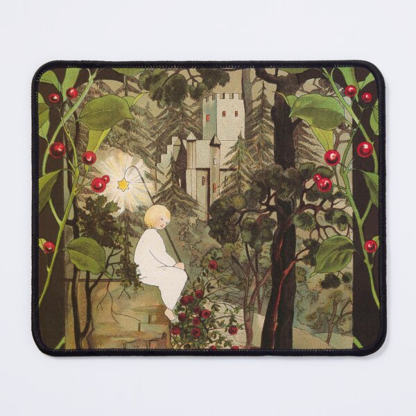 Item preview, Fairy with Lantern in the Night Forest designed and sold by Deannaboh.