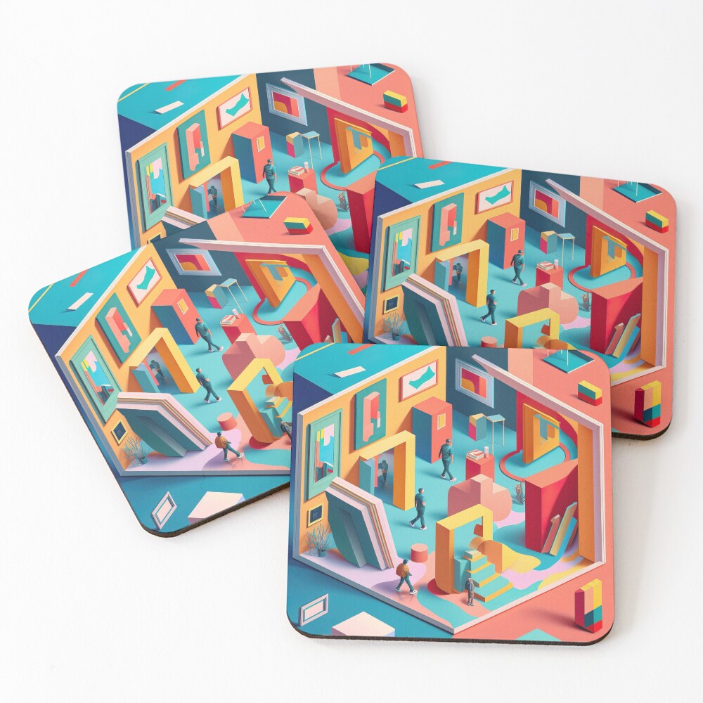 Item preview, Coasters (Set of 4) designed and sold by ReverieBoutique.