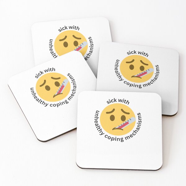 Item preview, unhealthy coping mechanisms  designed and sold by courtneykobza.