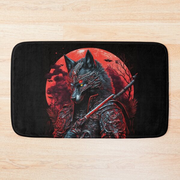 Item preview, Wolf in red Moon designed and sold by Visual-wallart.