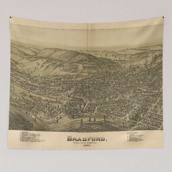Item preview, Bradford, Pennsylvania (1895) designed and sold by allhistory.