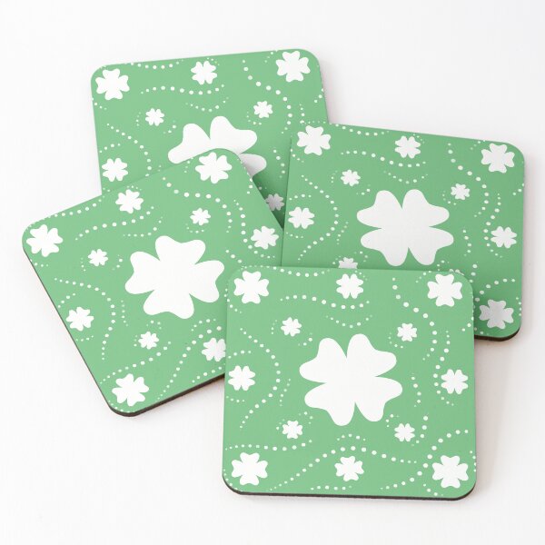 Item preview, White Clover Pattern designed and sold by Xatutik.art.