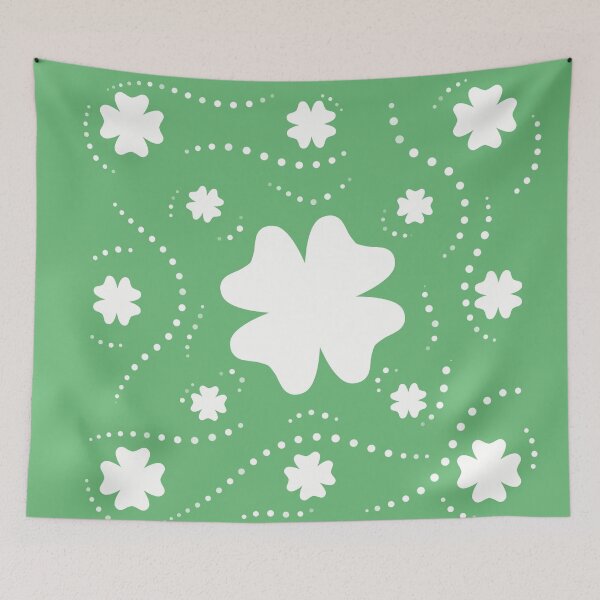 Item preview, White Clover Pattern designed and sold by Xatutik.art.