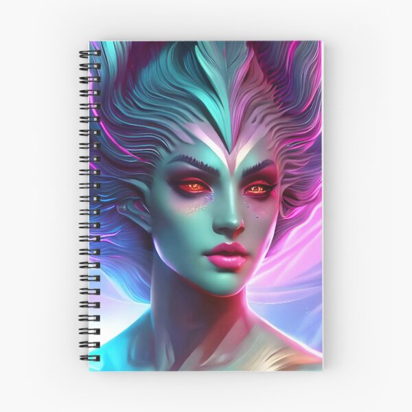 Item preview, Warrior woman Goddess, Blue face concept art designed and sold by MarcusPetrus.