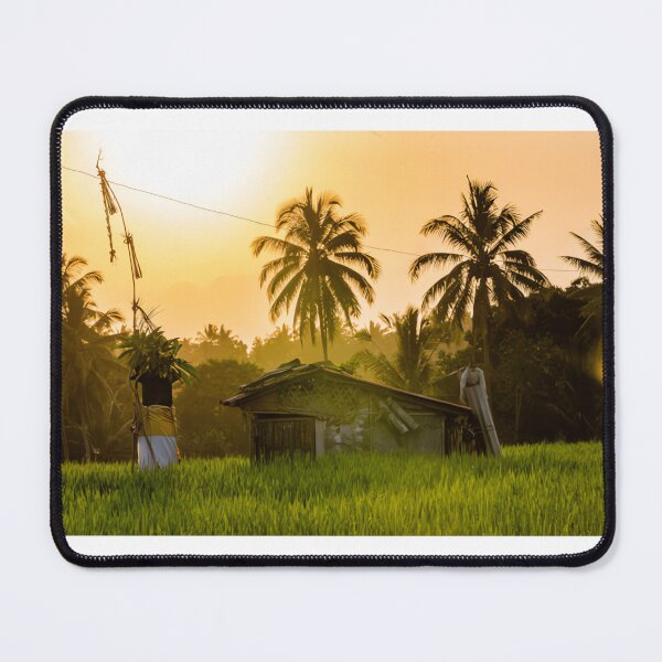 Item preview, View of a hut in the rice fields of Ubud in Indonesia  designed and sold by gamboubistrac.