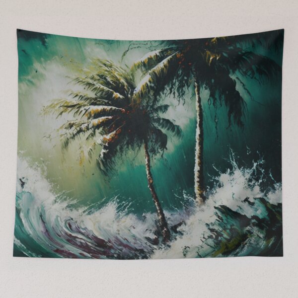 Item preview, Vibrant Stormy Beach Display designed and sold by TheArtfulAllie.