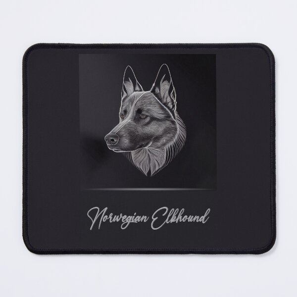Item preview, Norwegian Elkhound Portrait designed and sold by Best-Breeds.